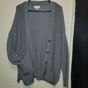Aerie Large Oversized Knit Sweater/Cardigan